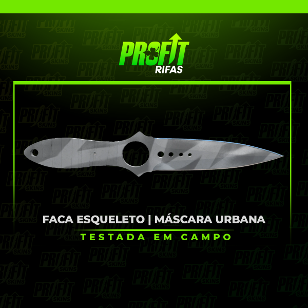 Faca Esqueleto (★) | Máscara Urbana FT🍀